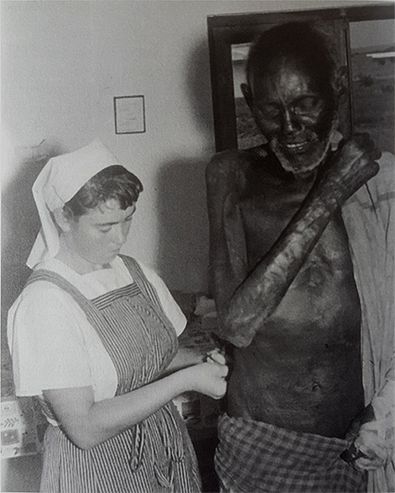 Gisela Borowka war eine der ersten Krankenschwestern in Bisidimo/Äthiopien