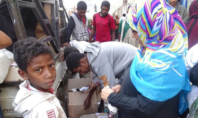 Vielen Menschen im Jemen und anderen Ländern sind auf Nahrungshilfe angewiesen. 