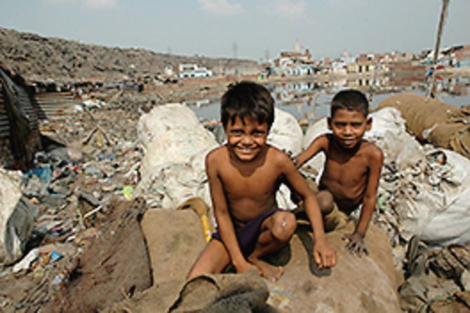 Müllberg Indien